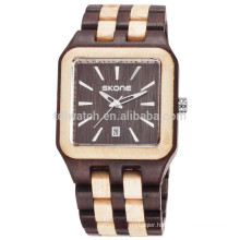 hot selling mens large wrist vogue wood watch 2016